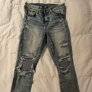 American eagle high rise skinny jeans